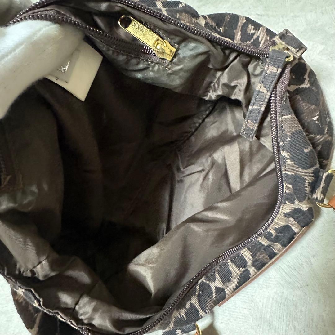 ✨極美品✨ ドルチェ&ガッパーナ ミニ ハンドバッグ ロゴ ヒョウ柄