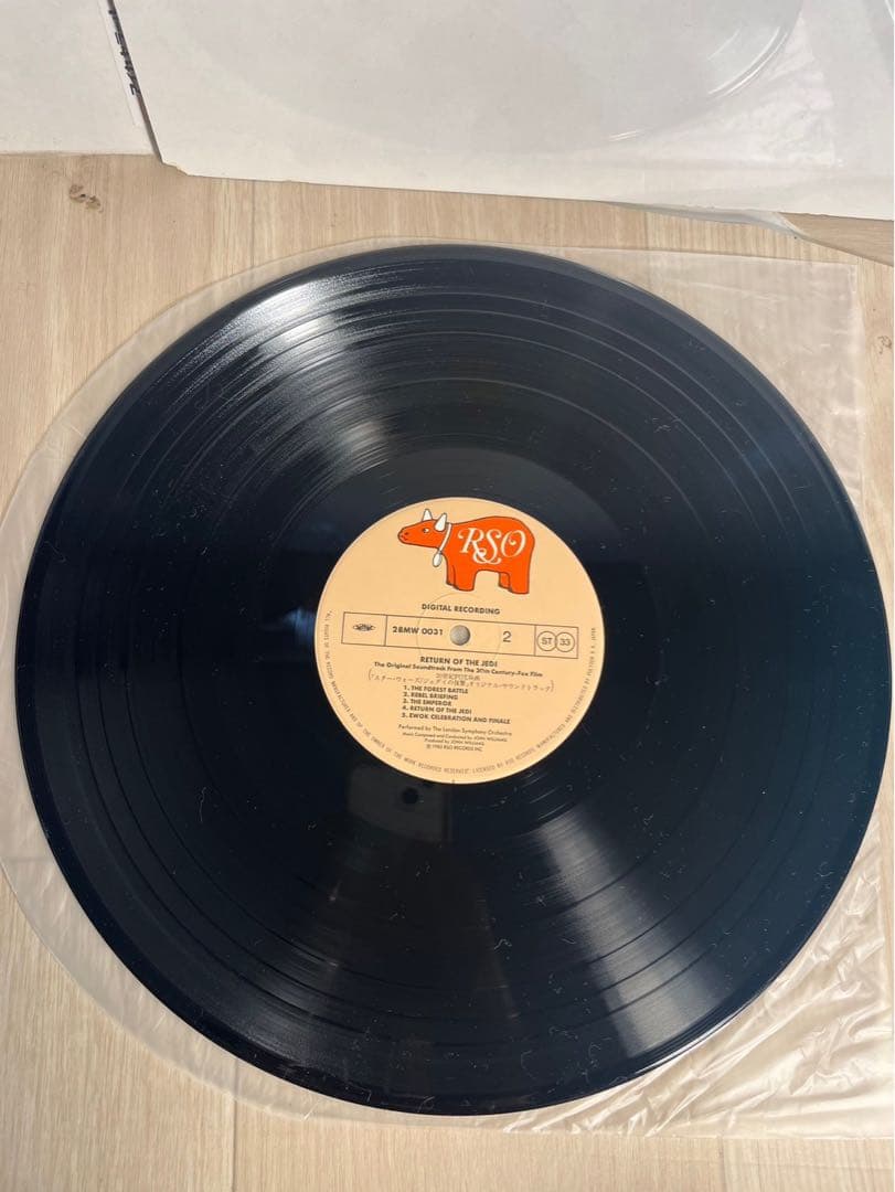 スターウォーズ ジェダイの復讐 LP 日本盤 帯付 サントラ　昭和レトロ　当時物