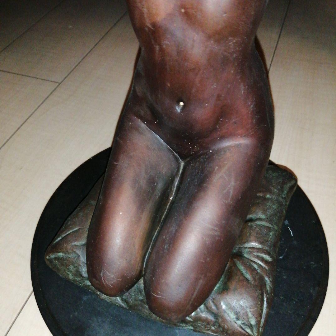 「新しいネックレス」ポール・ポンサール　銅像　彫刻　置物