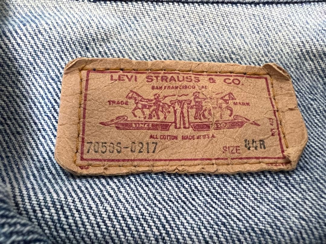 44R Levi`s 70506-0217 ヴィンテージデニムジャケット USA