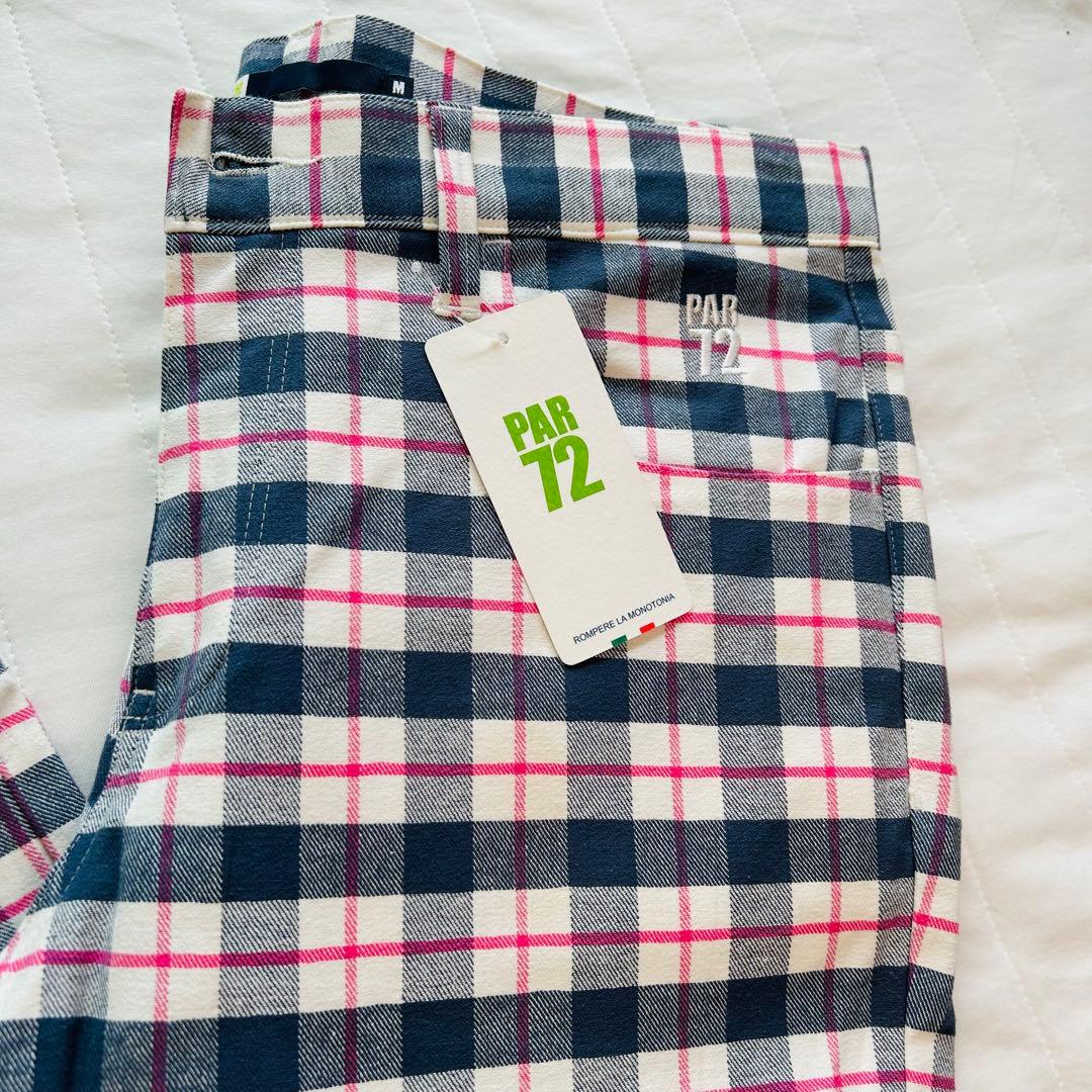 【新品】PAR 72 パーセッタンタドゥエ ゴルフ パンツ 長ズボン チェック柄