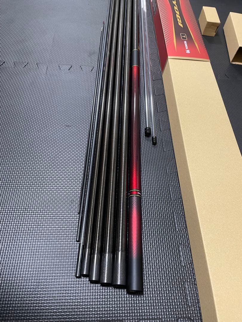 ダイワ 銀影競技Tテクニカル90・K 美品 鮎竿スペシャルAIR