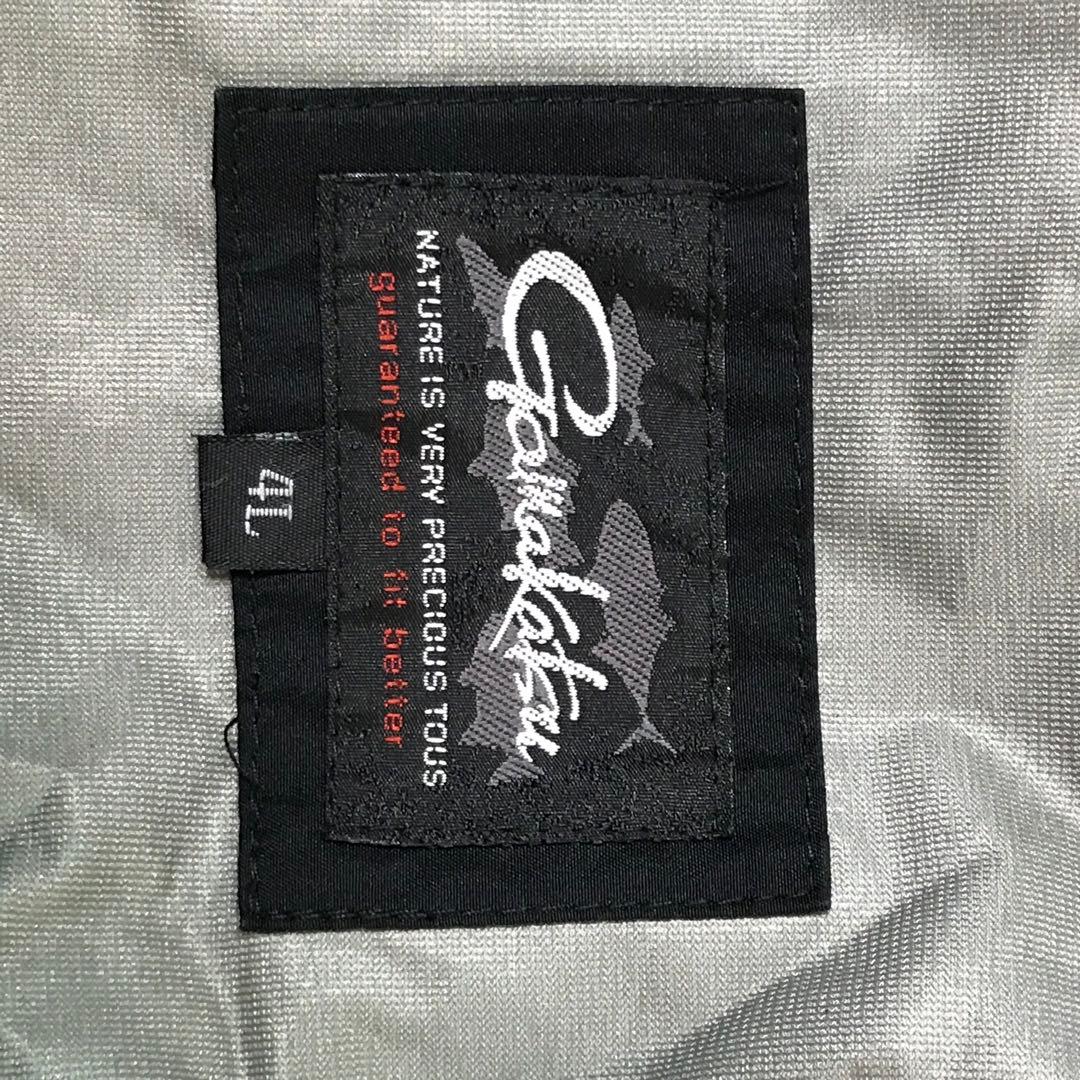 がまかつ　フィッシングレインジャケットパーカ　ビックサイズ　ワンポイント　4L