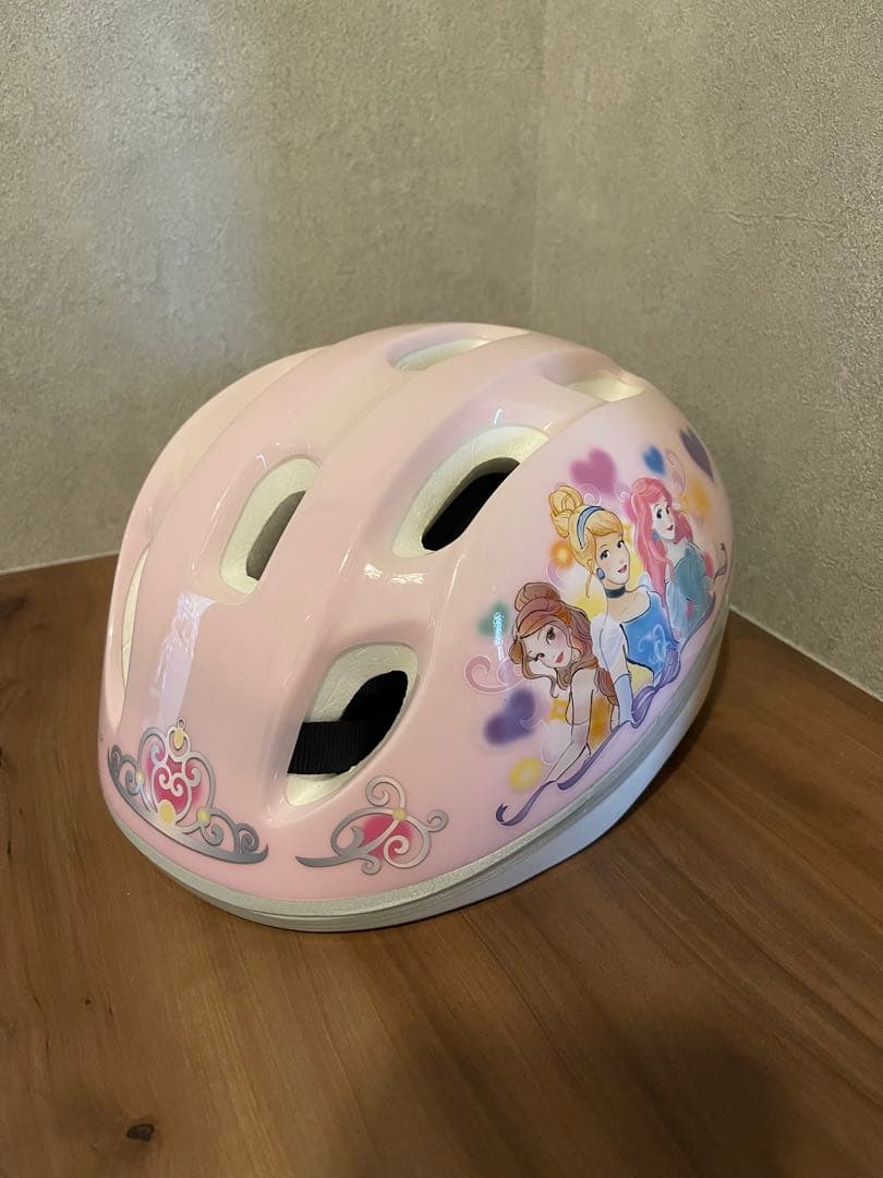 【直接引渡】ラプンツェル 幼児用自転車 16インチ プリンセスヘルメット付