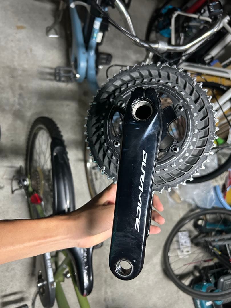DURA-ACE r-9100クランクセット 黒 170mm