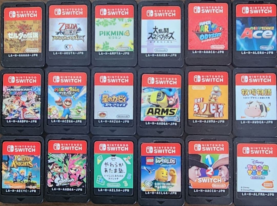Switchソフト スマッシュブラザーズ等 18本 まとめ売り