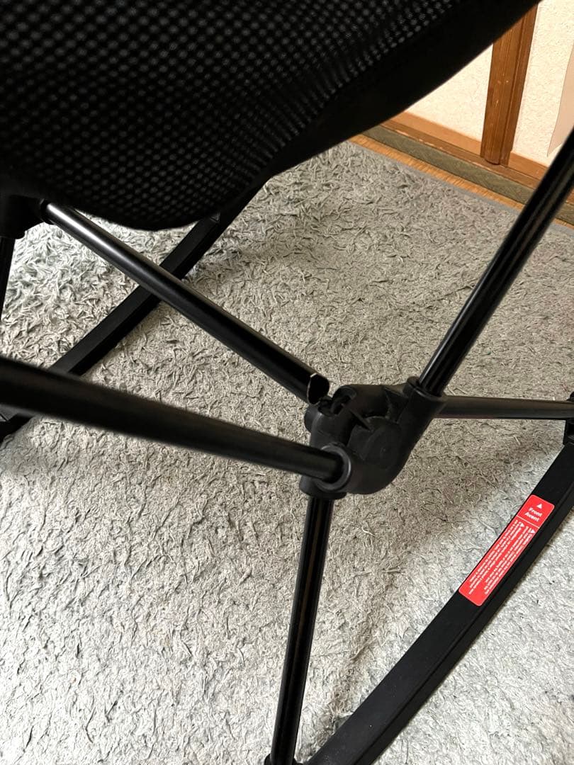 Helinox チェアツー ロッキングフット付 ALL BLACK【訳アリ】