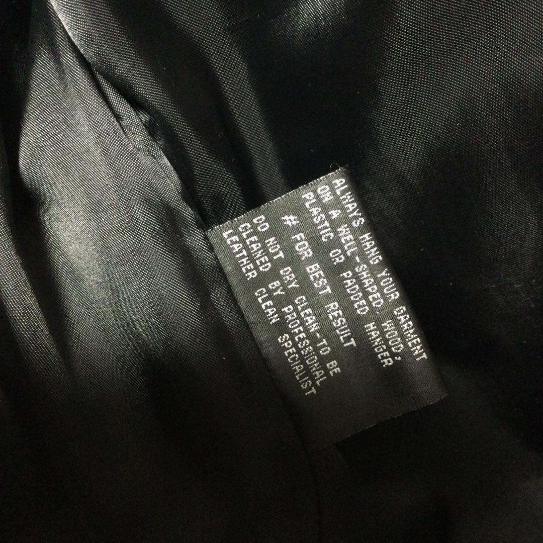 【古着ヴィンテージ】GIVERNY マルチポケット黒レザーベストハンティング L