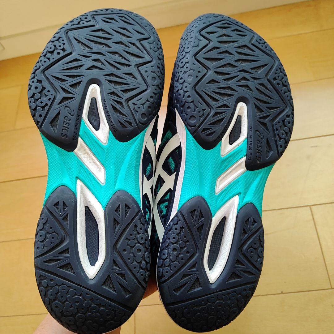 asics　バドミントンシューズ　24.0cm ネイビー
