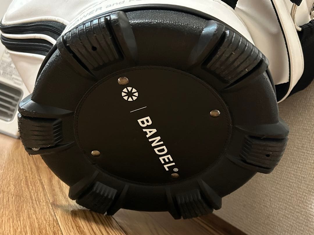 バンデルキャディバック白、汚れあり