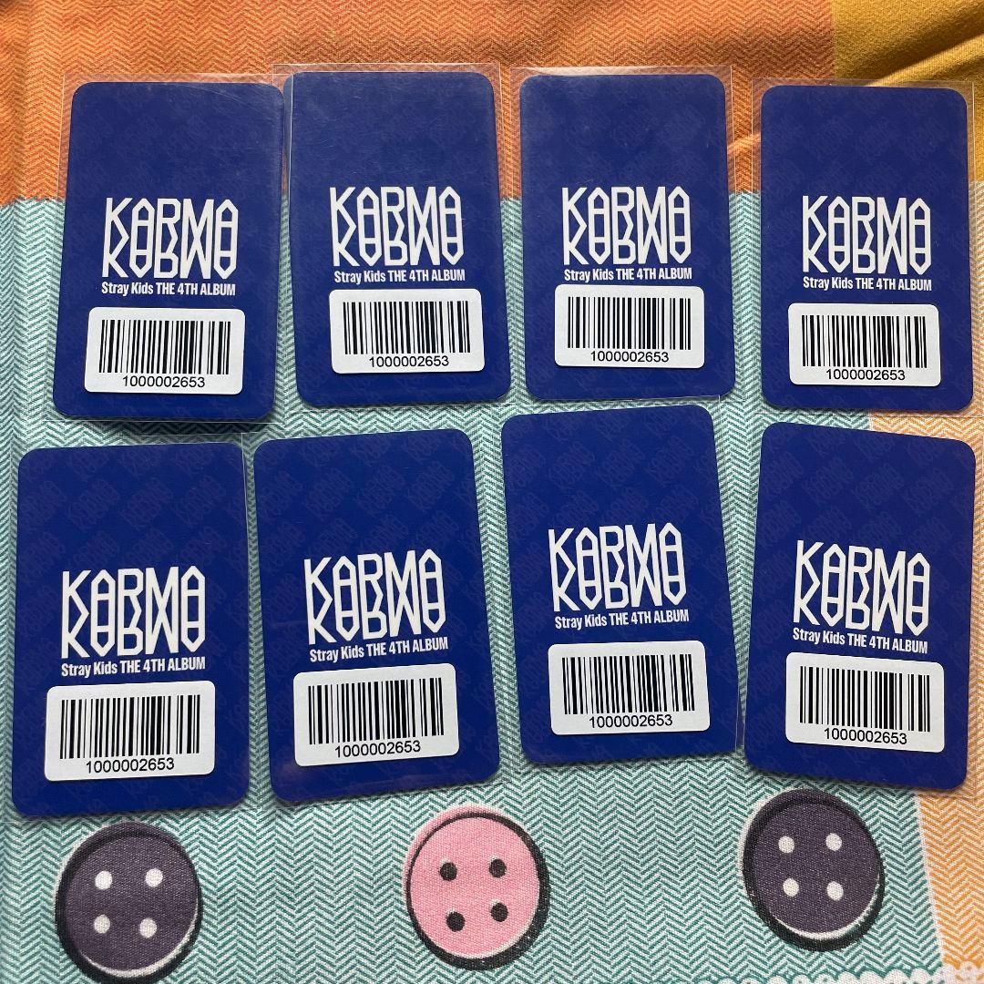 StrayKids プレリス KARMA fans トレカ 8枚