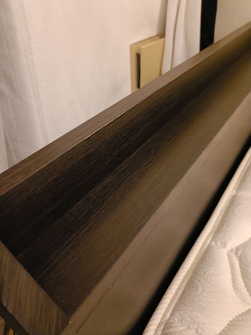 【特価】シングルベッドフレーム ダークブラウン NITORI