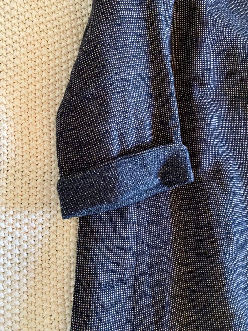 「23日迄限定お値下げ」45Rコットンツィードワンピース美品