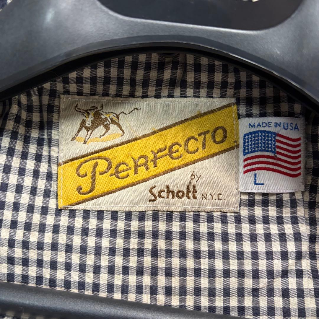 L/使用数回✨【米国製】schott 110周年 ダブルライダース 黒 牛革