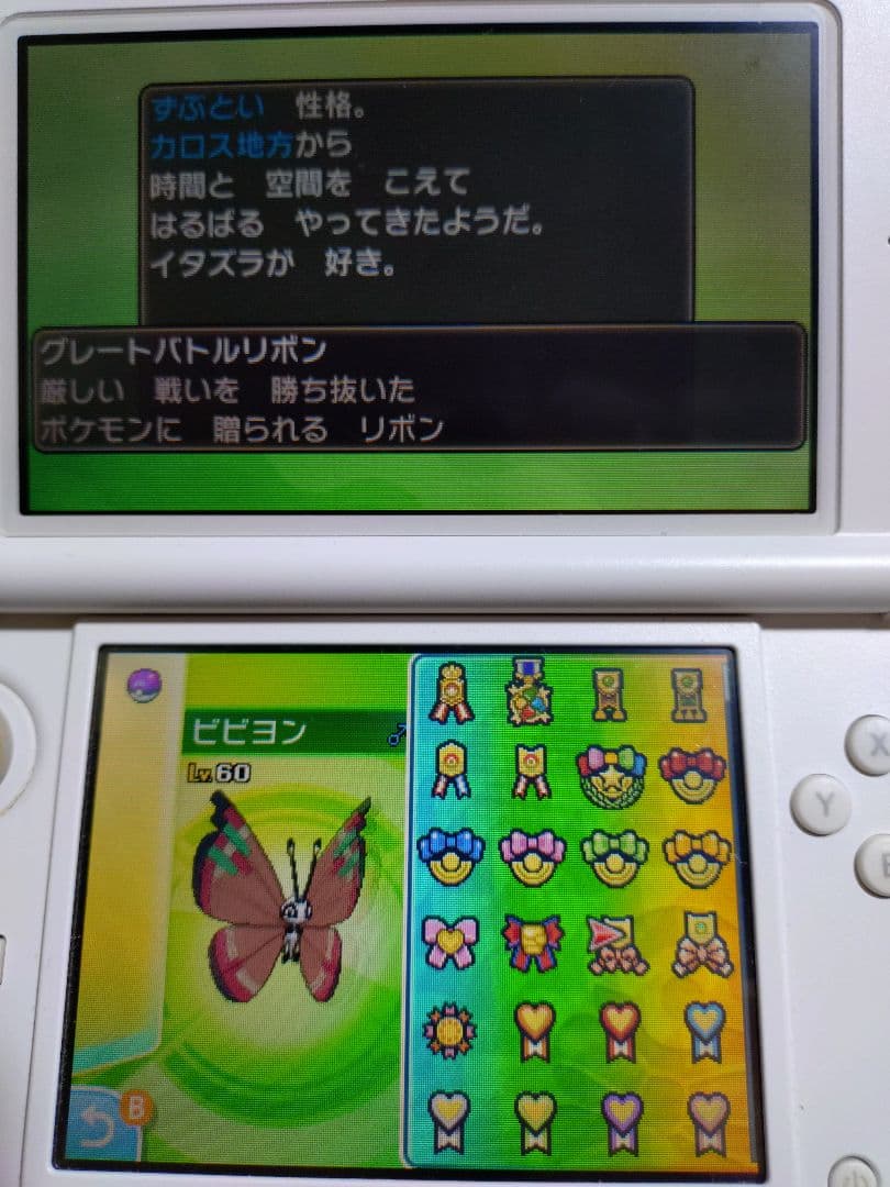 色違いビビヨン全模様リボンコンプ入りポケモンムーンソフト　気になる方は質問を
