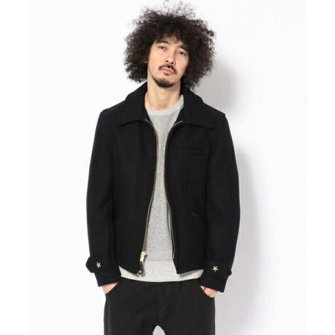 36 良品 Schott メルトン CPO 短丈 ジャケットM