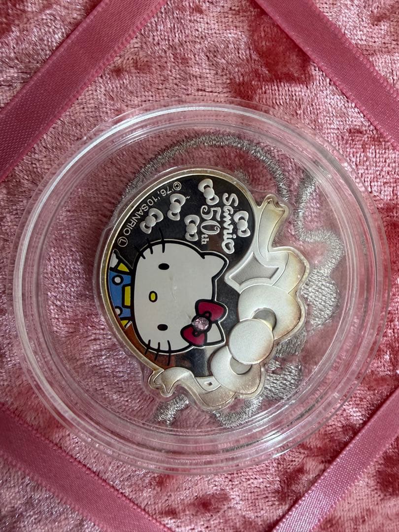 サンリオ　50周年　記念ゴールド&シルバーセット　ハローキティー純金