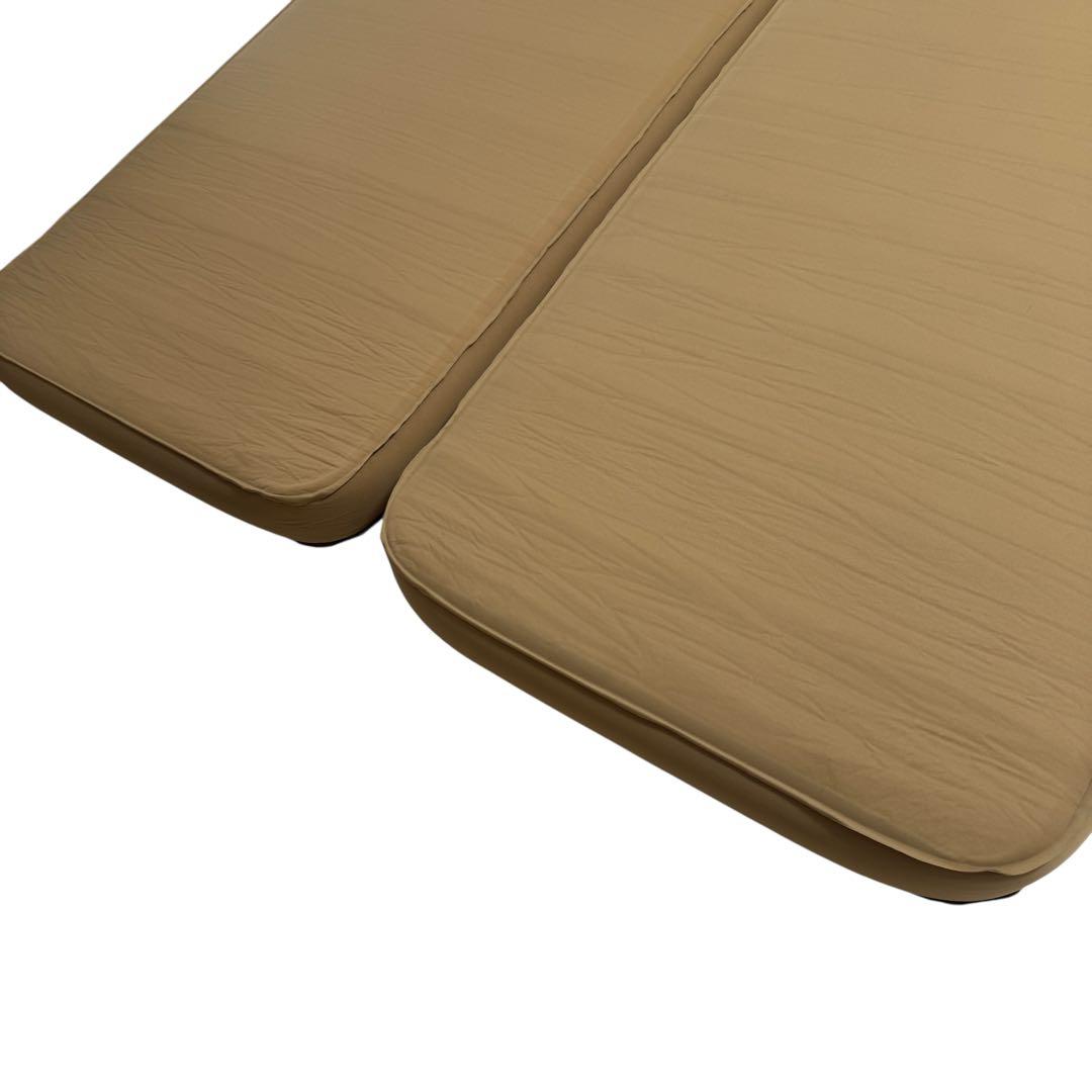 美品 WAQ リラクシングキャンプマット 10cm タン 2個セット