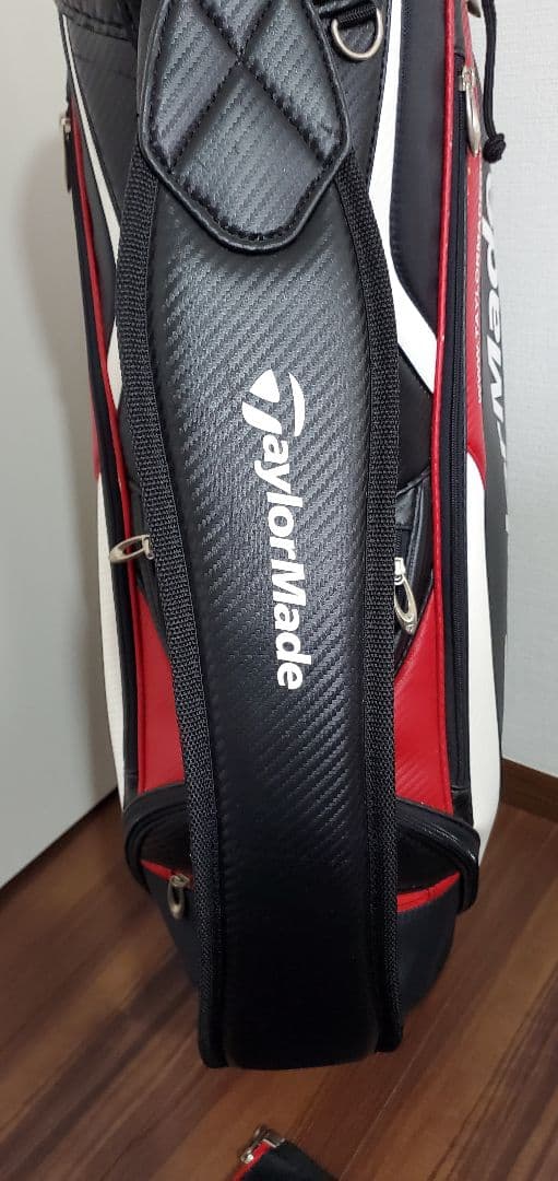 ～美品～　テーラーメイド　キャディバッグ　ゴルフ　TaylorMade 　赤黒