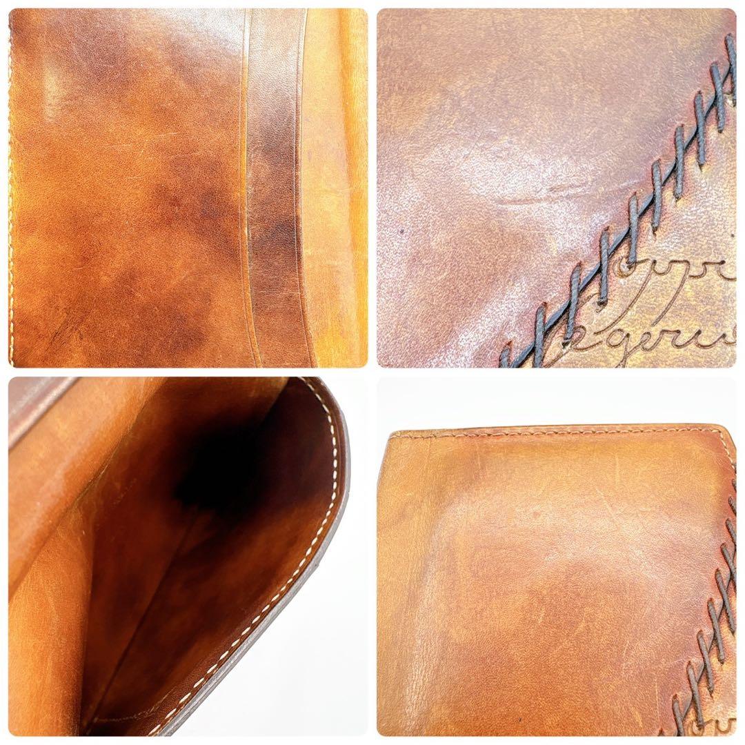 ベルルッティ　ベネチアンレザー　カリグラフィ　ステッチ　カードケース　小物入れ