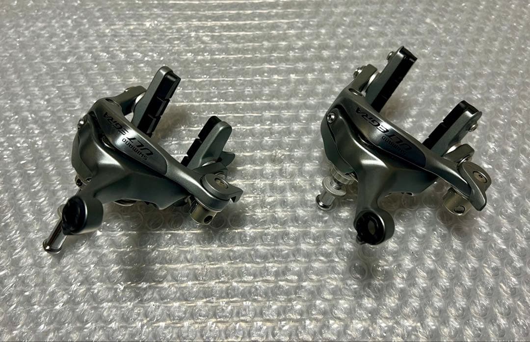 美品 シマノ Ultegra BR-6700 キャリパーブレーキ セット