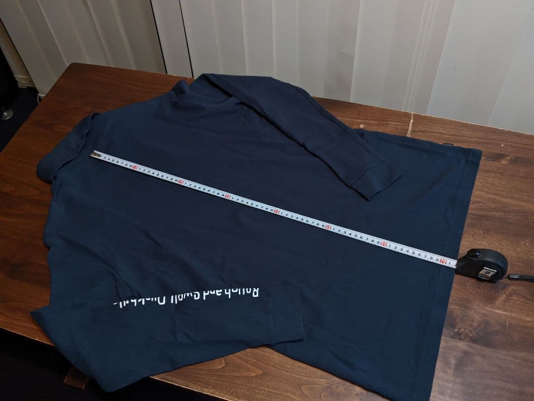 rough&swell　コットン　モックネック　ストレッチ　タートル　長袖シャツ