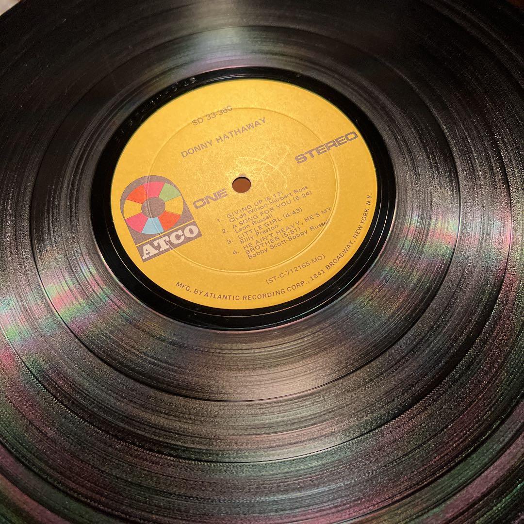 レコード　usオリジナル donny hathaway LP ダニーハサウェイ