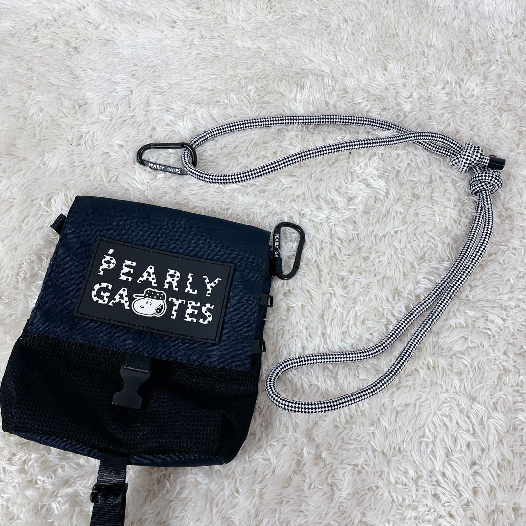 パーリーゲイツ　PEARLY GATES　SNOOPYサコッシュ型　カートポーチ