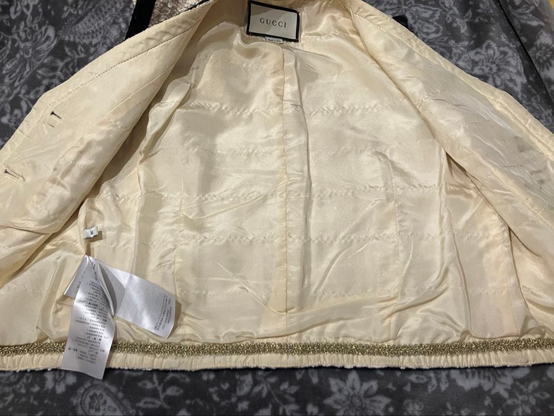 gucci ツイードベスト