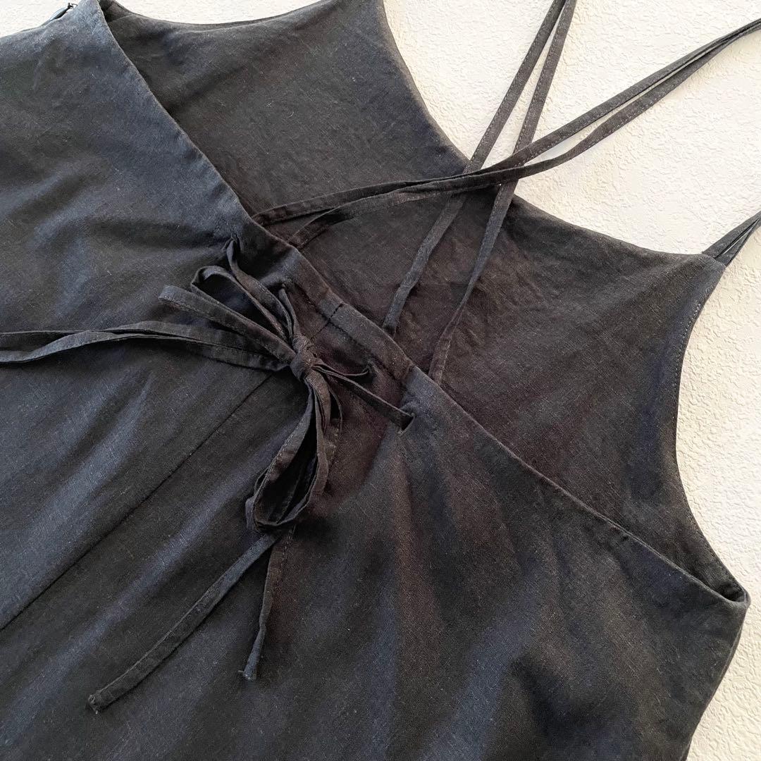 北欧暮らしの道具店　後ろ姿もとっておきのキャミソールワンピース