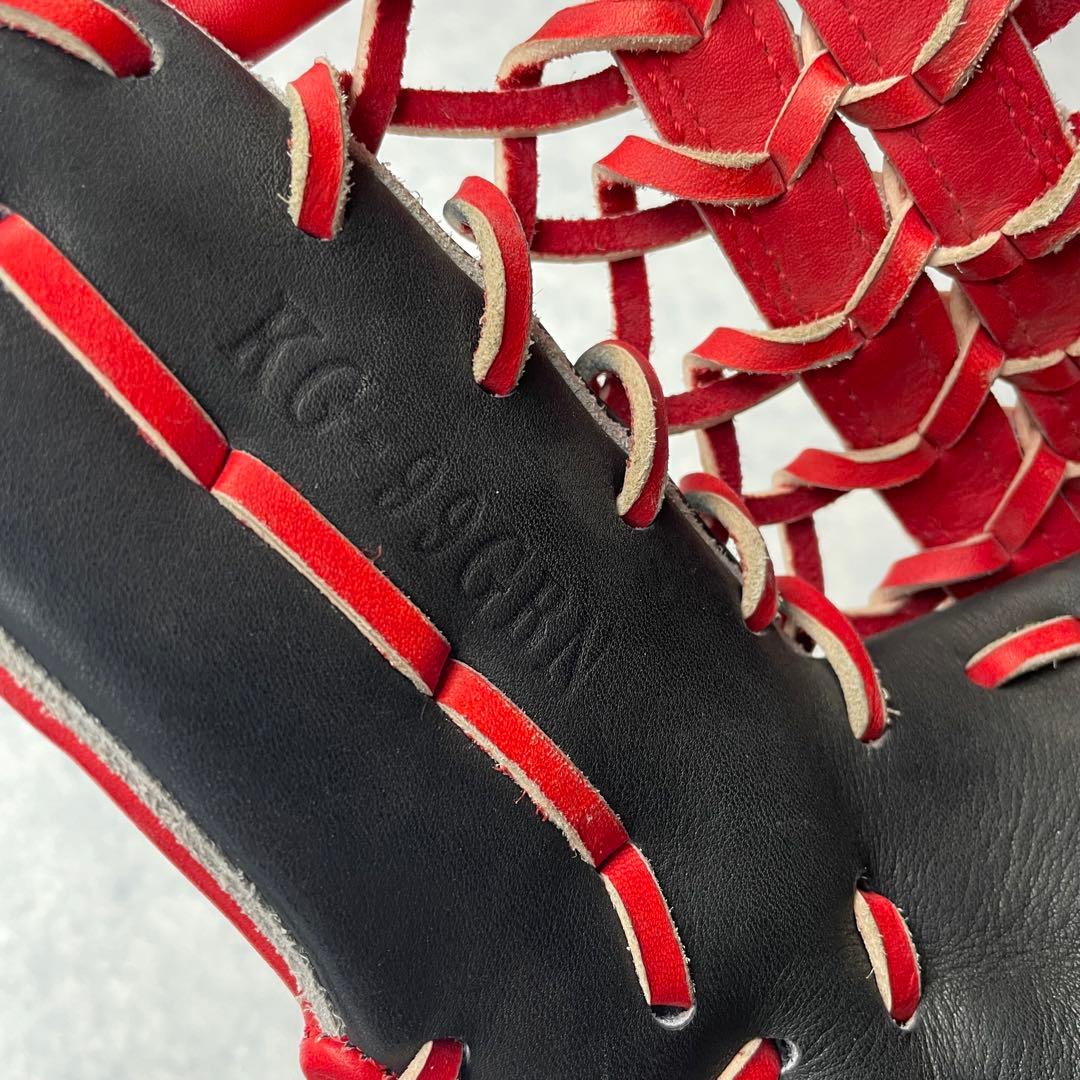 未使用級美品 ジームス 軟式 グローブ 三方親 限定 外野手用 KG-99GBN