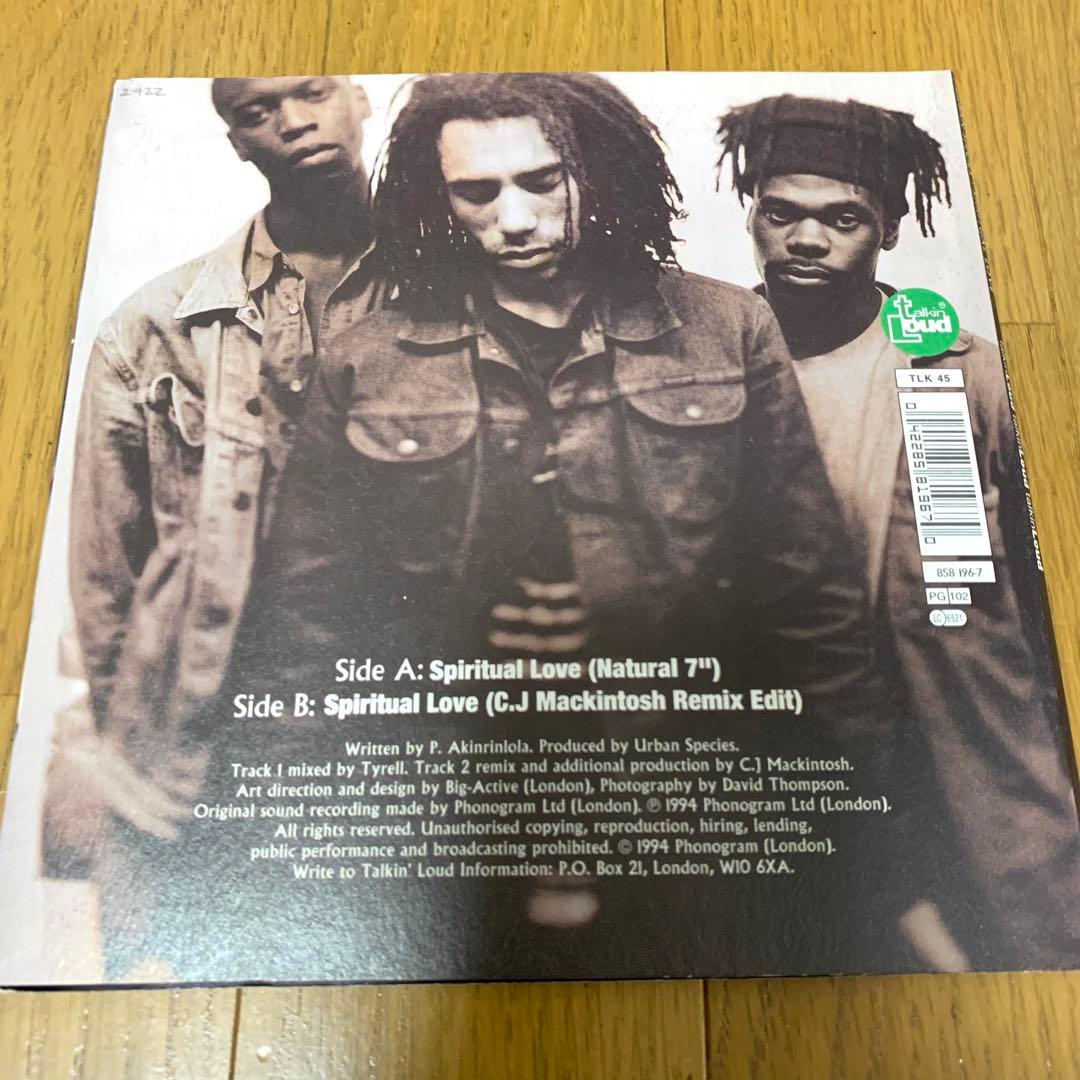 洋楽 Urban Species / Spiritual Love 7inch R&B