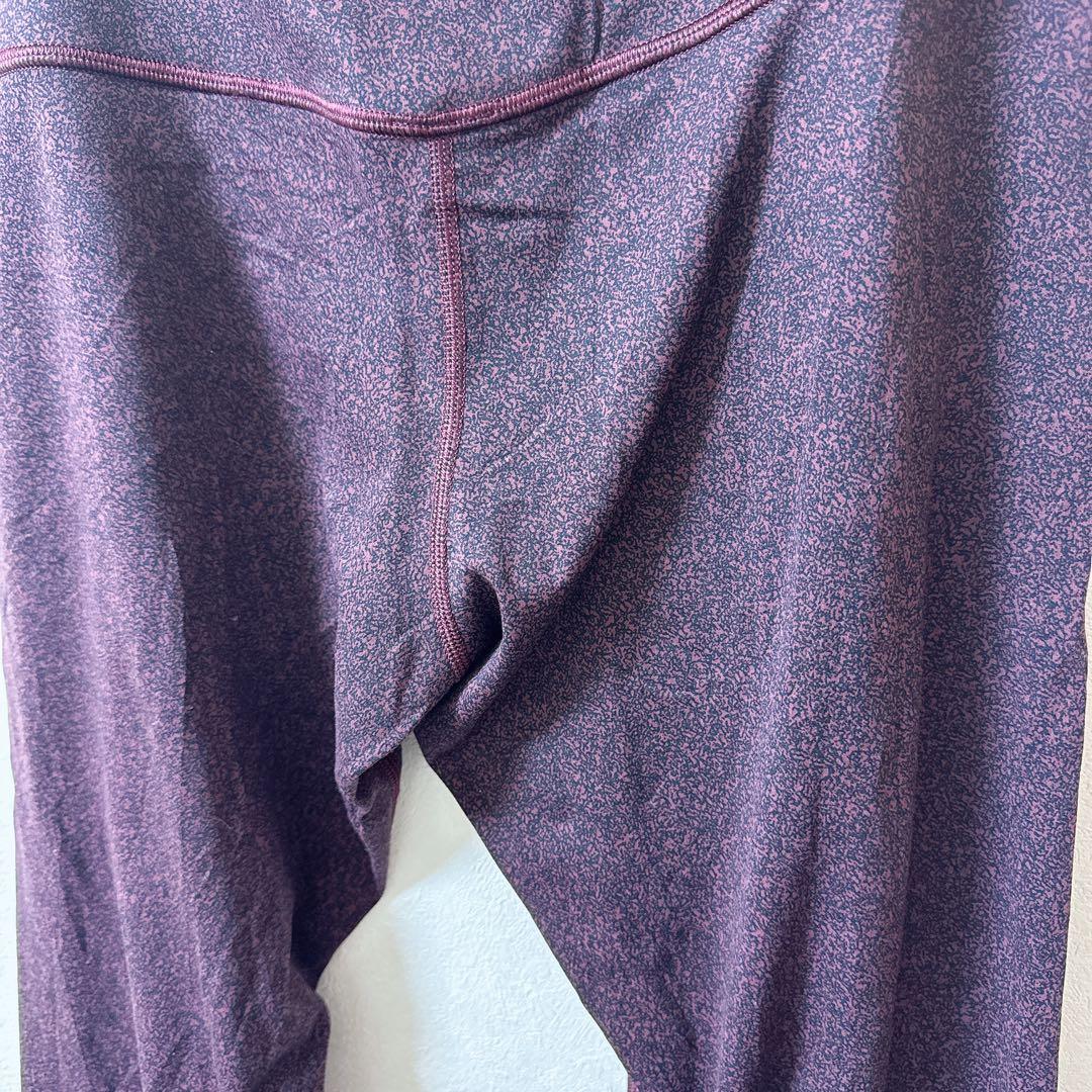 希少✨美品✨lululemonルルレモン ヨガ 赤紫 バーガンディ 海外古着