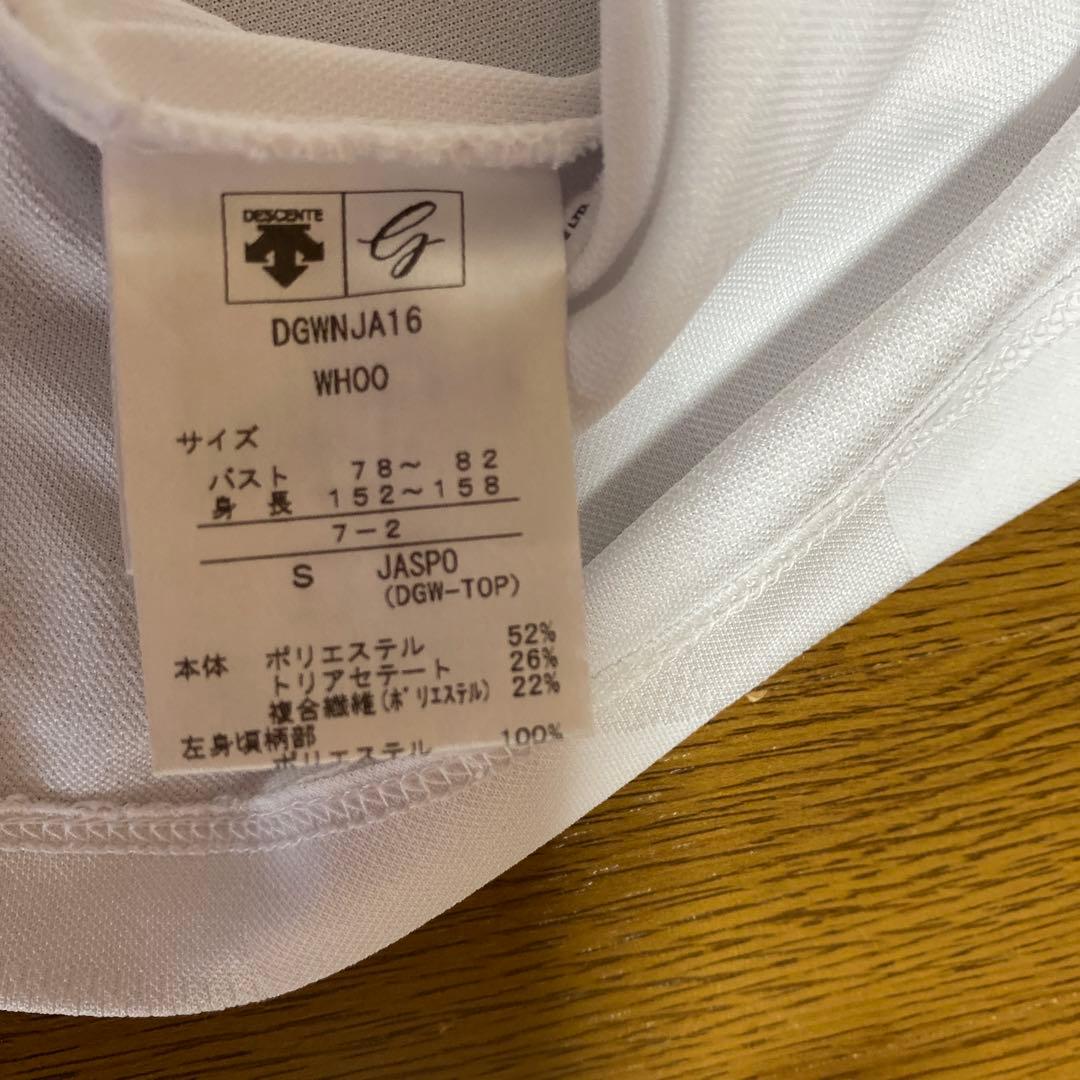 デサント　ゴルフ　セットアップ　モックネック　スカート　上Ｓ　下ＳＳ　春夏　美品