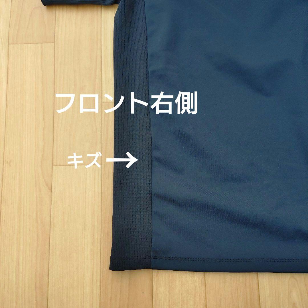 ビームスゴルフ　モックネック　ダークネイビー　Lサイズ