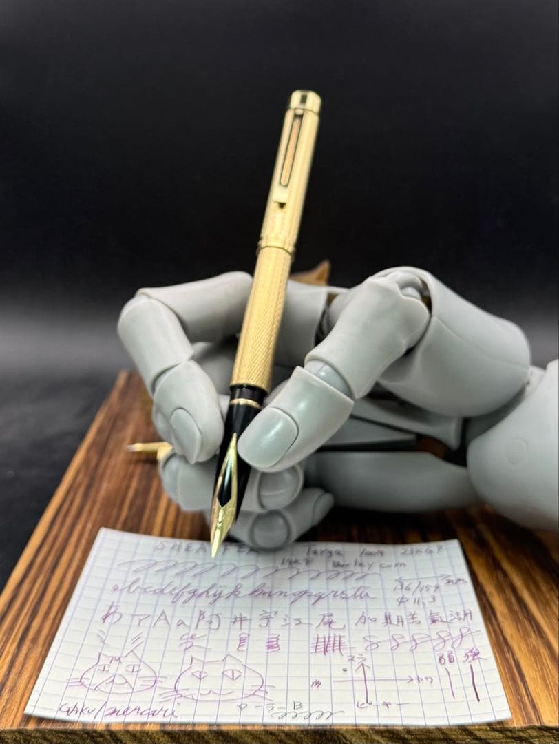 SHEAFFER 万年筆 タルガ 1009 23K張 バーレイ おまけ付