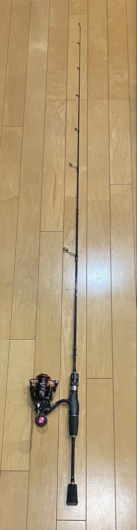 アジング釣りセット2ピースロッド（198㌢）&リール・ダイワ月下美人ワーム他付き
