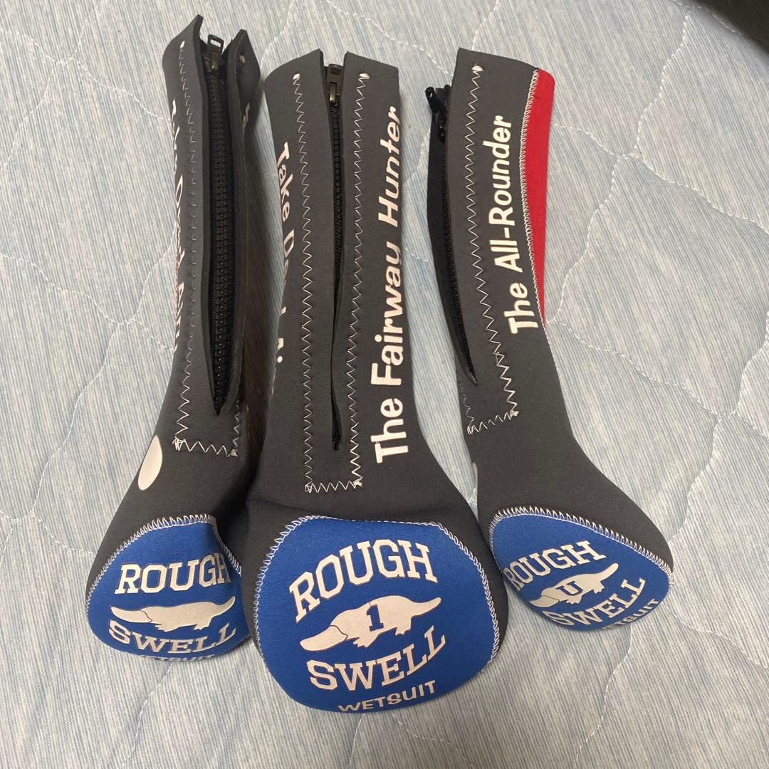 極美品‼️Rough & Swell キャディバッグ ヘッドカバーセット