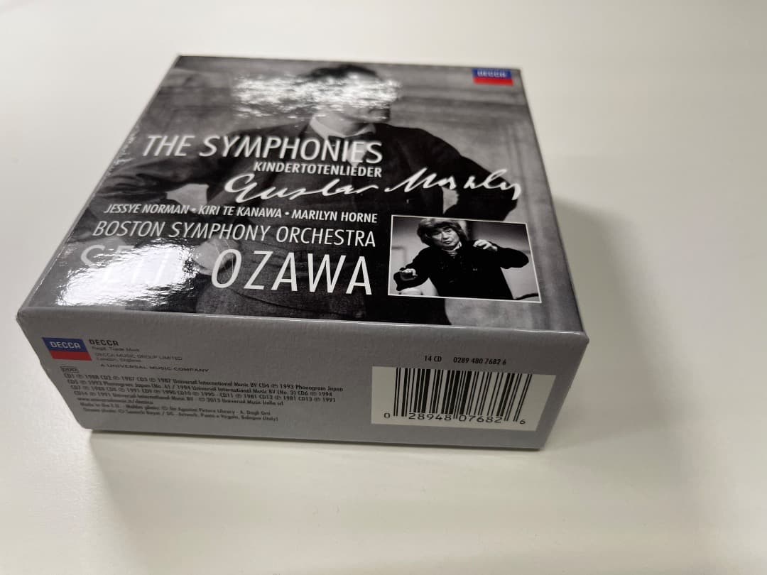 小澤征爾＆ボストン交響楽団　　Gustav Mahler　マーラー交響曲全集