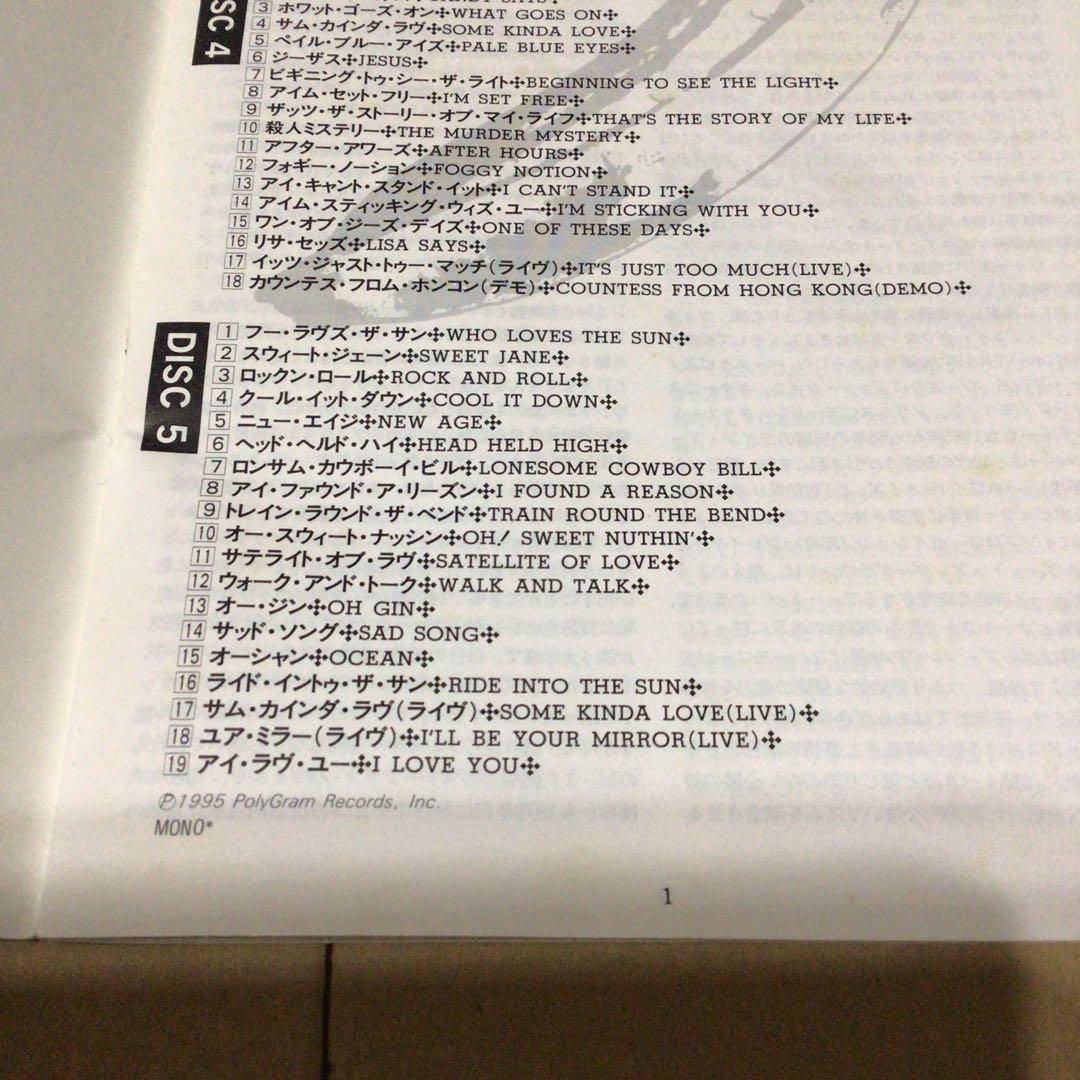 THE VELVET UNDERGROUND　日本盤 CD5枚組BOX