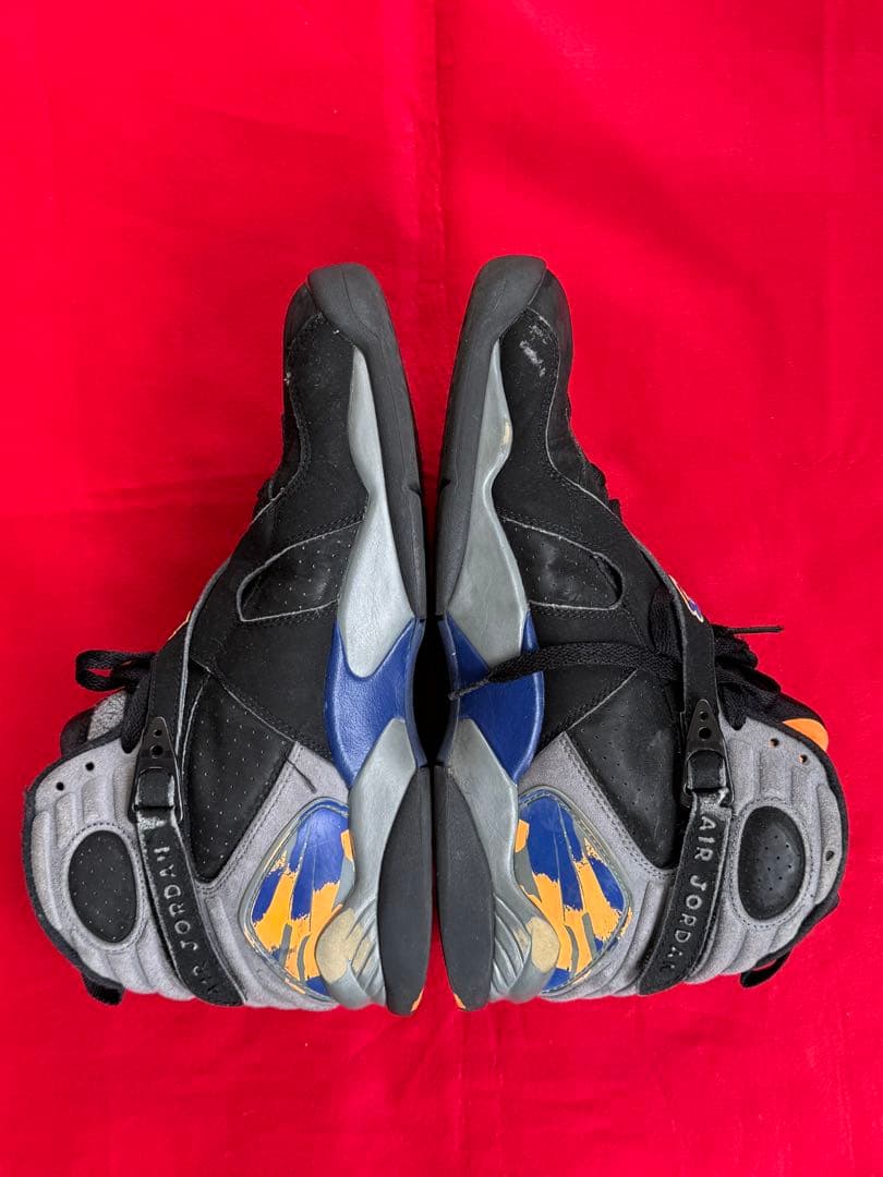 Air Jordan 8 ブラック/オレンジ シューズ