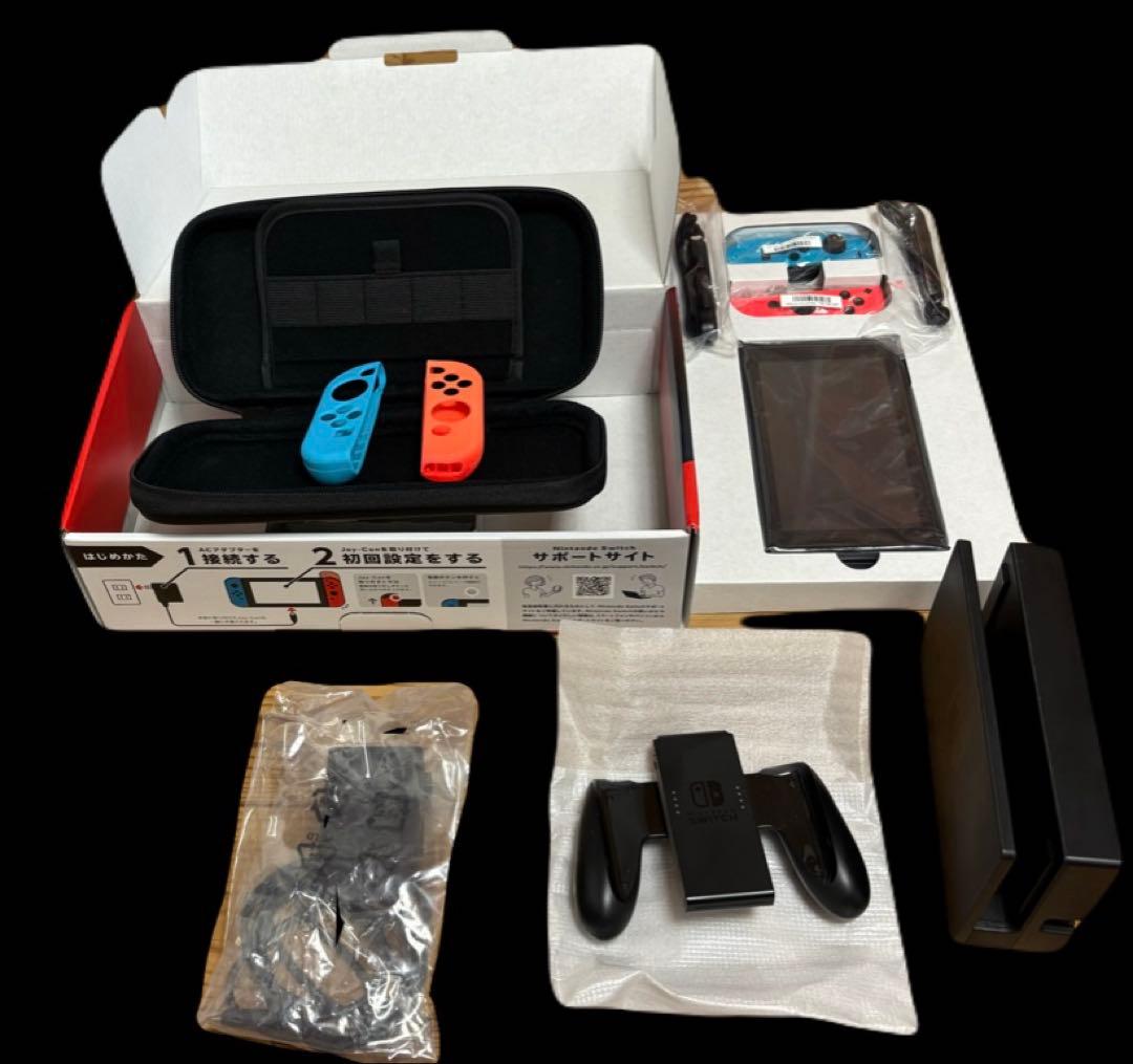 NintendoSwitch プロコン ジョイコンケース 本体ケース付き