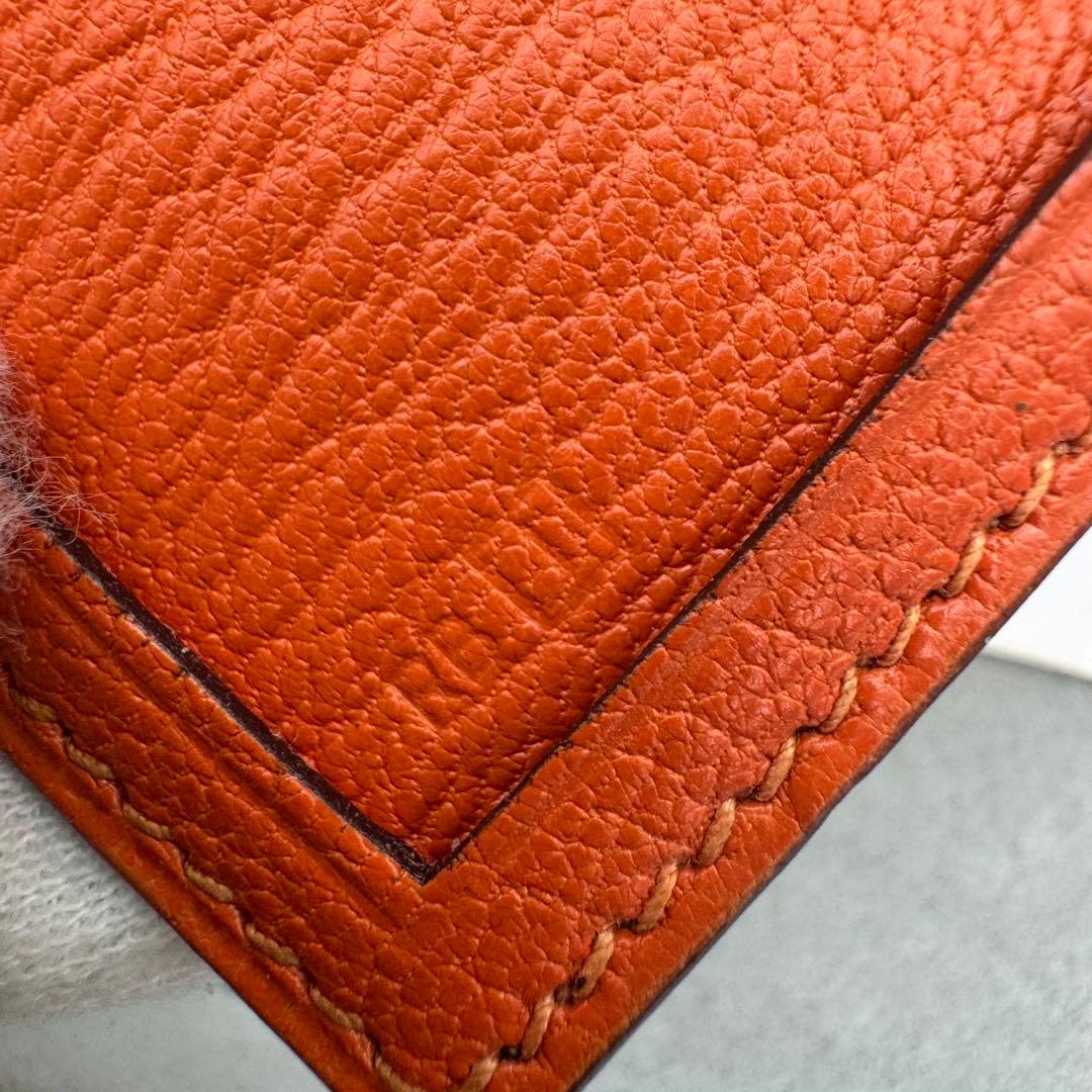 【箱付き】HERMES ミニフォトフレーム　オレンジ