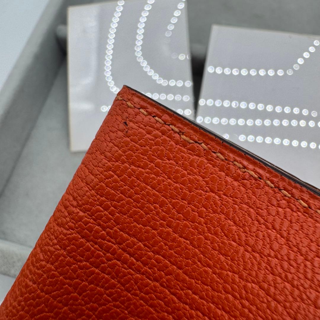 【箱付き】HERMES ミニフォトフレーム　オレンジ