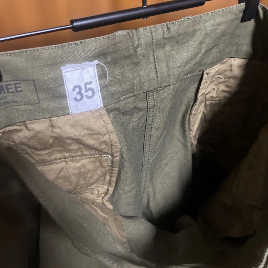 ヒューストンM-47 カーゴパンツ メンズ ミリタリー フランス軍　L