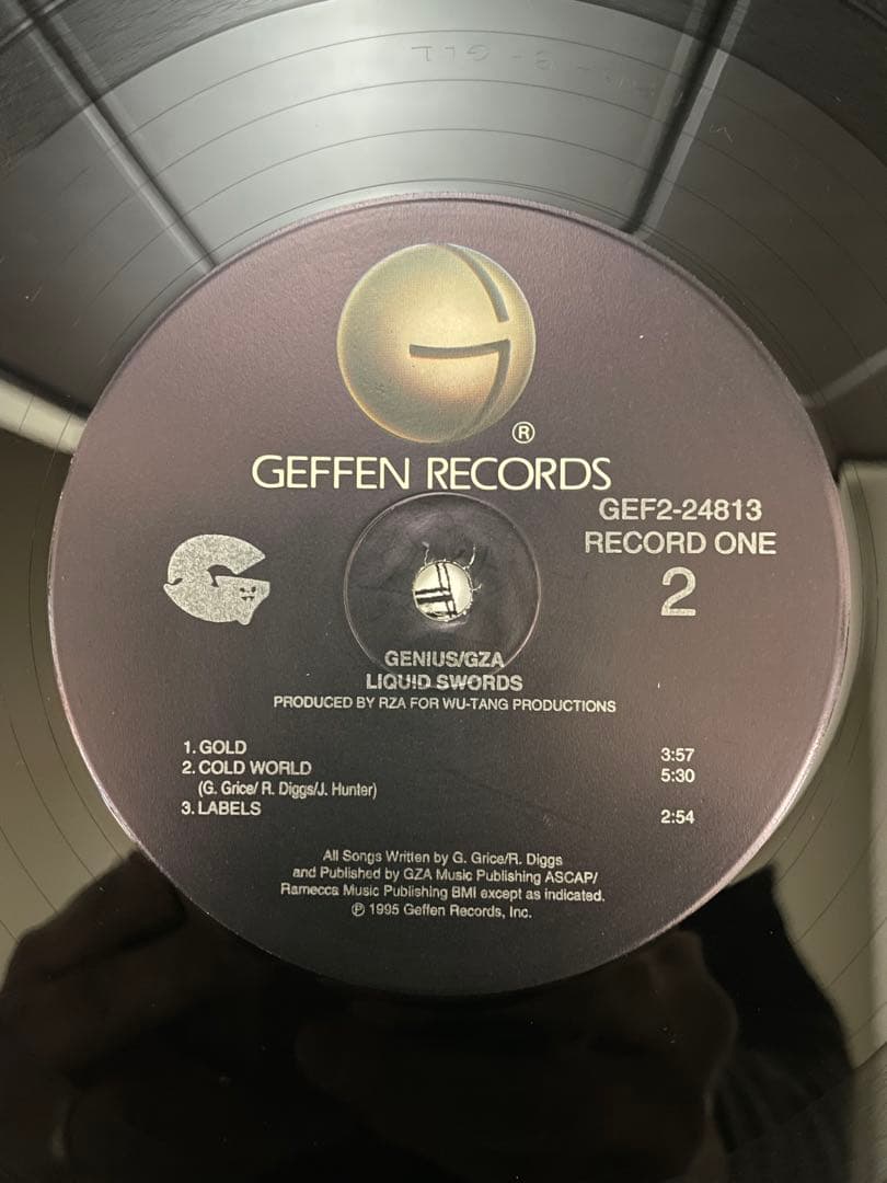 【美品レア・US正規】GENIUS/GZA LIQUID SWORDSレコード