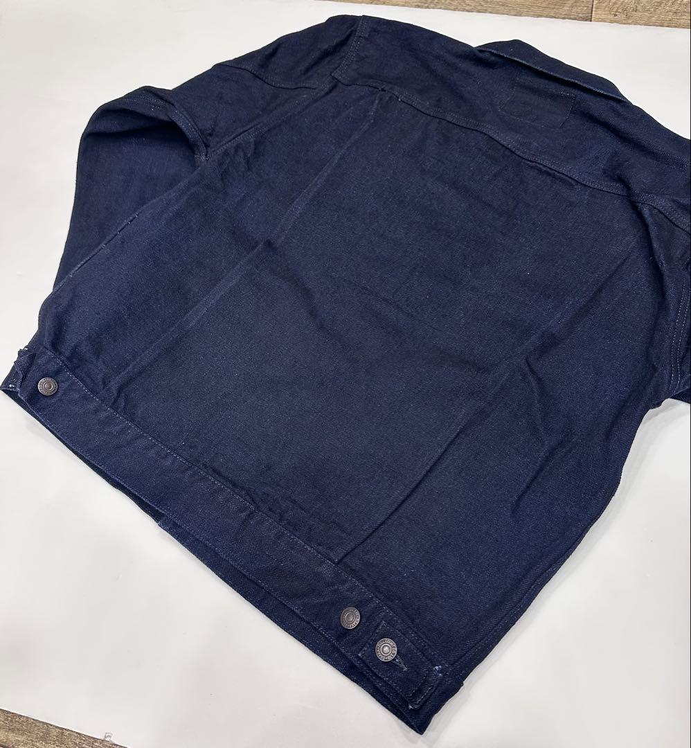 FULLCOUNTスーパーラフ インディゴ×ブラック デニムジャケット