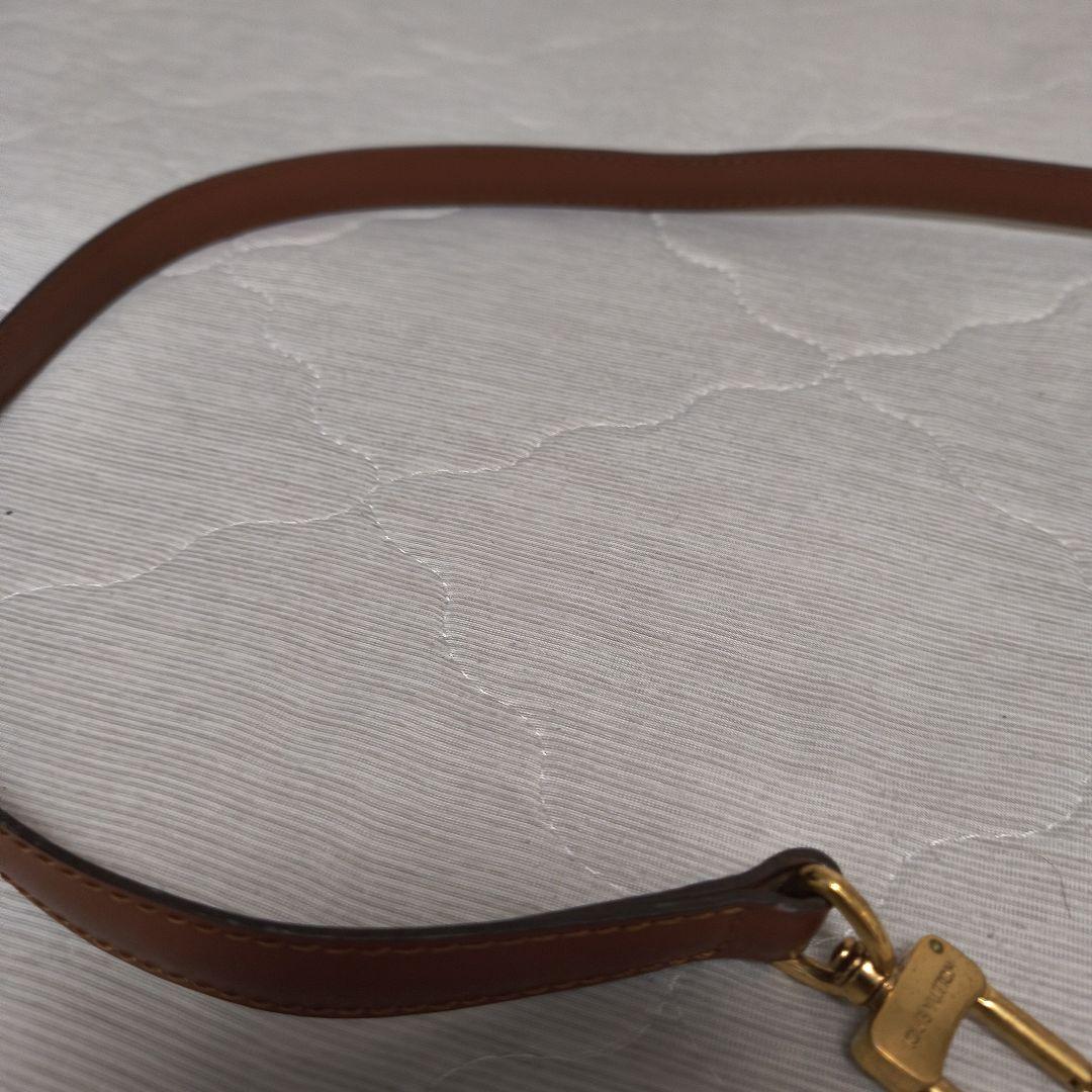 caamr ルイ・ヴィトン　ブラウンレザー ストラップ ゴールド金具