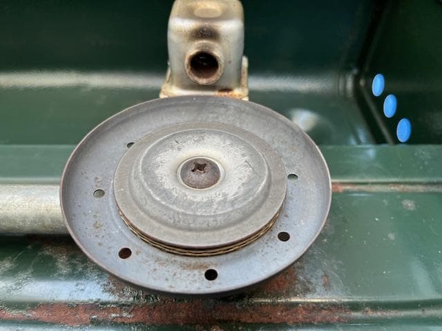 【Coleman】ツーバーナー 414【廃盤希少品】・鉄板・じょうご・収納ケース