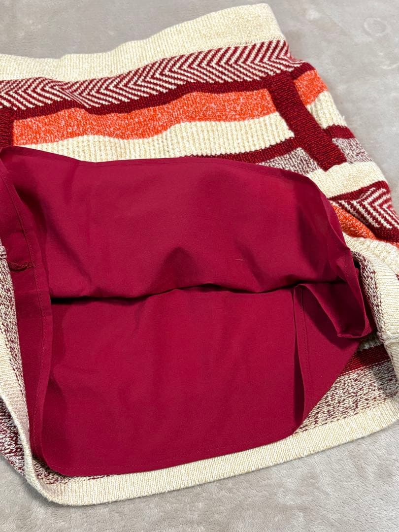 ロサーセン　ニットジャケット&スカート セットアップ